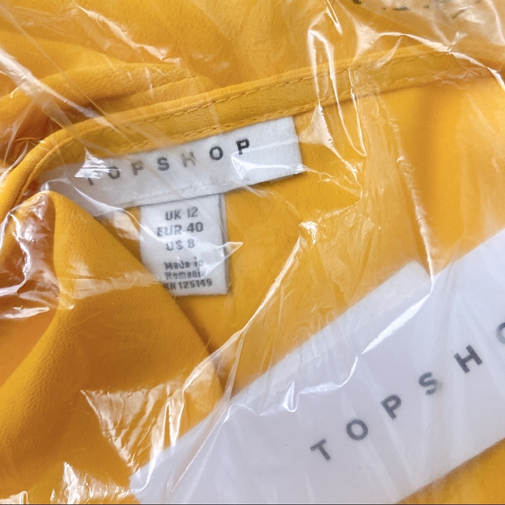 TOPSHOP Tiffany knot-front crepe mini dress - Picture 5 of 5